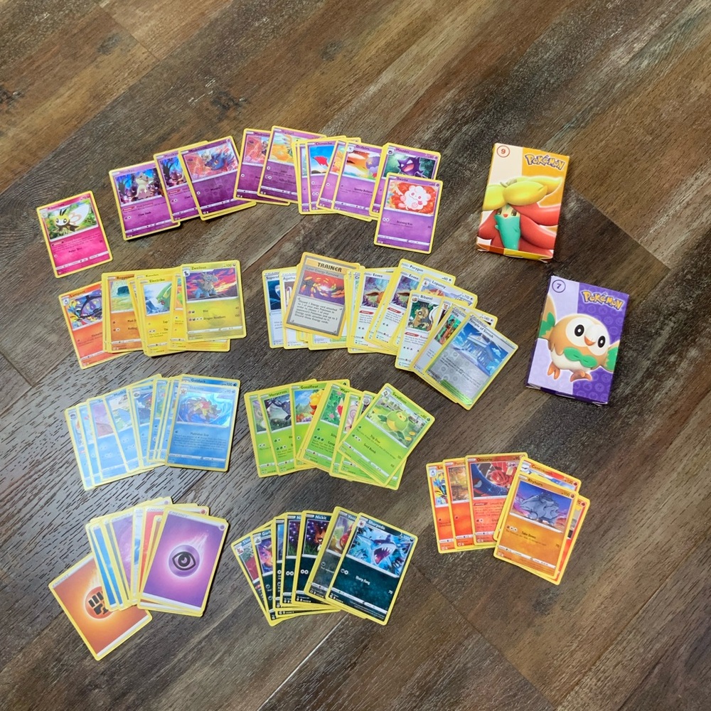 Pokémon Card Lot - 146 Cards + 2 Sealed McDonald’s Match Battle Boxes